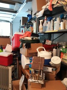 Clutter in storage